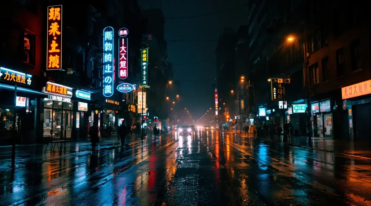 霓虹泡泡侦探剧照